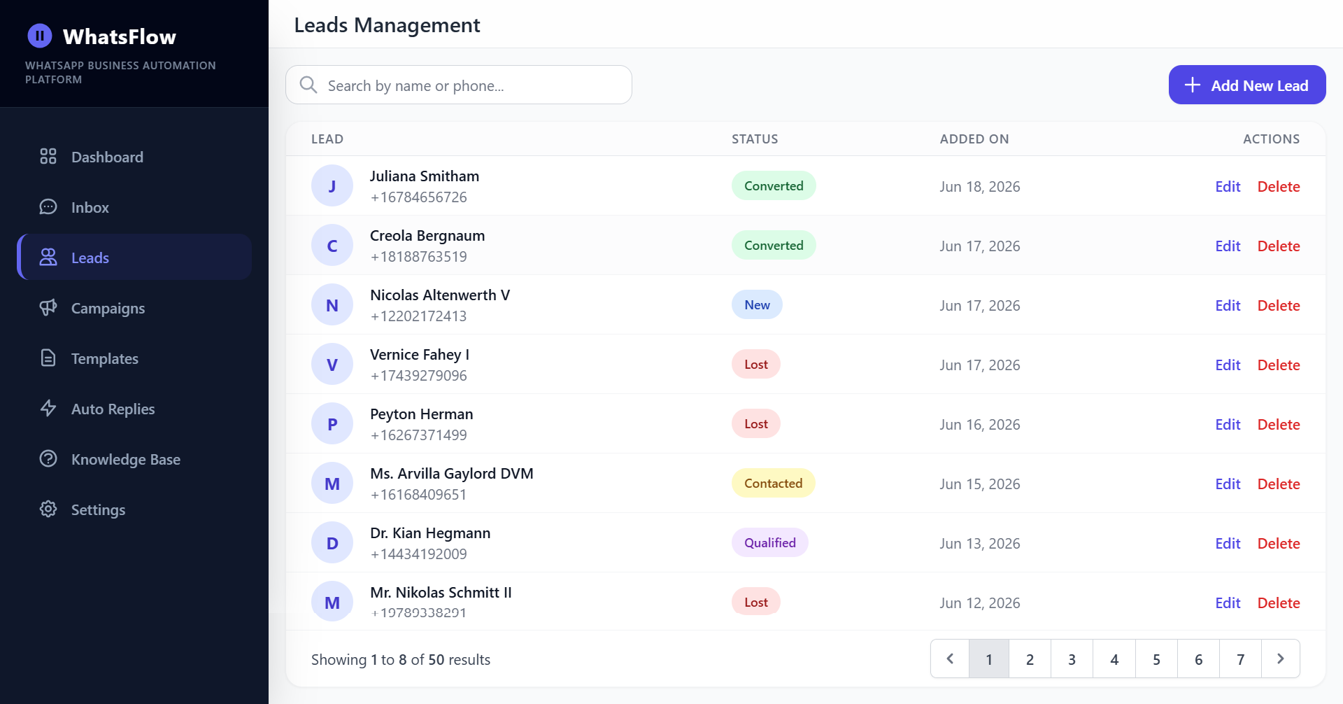 Leads Management